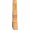 Ekena Millwork Richland Rough Sawn Timber Gable Bracket, Western Red Cedar, 48"W x 28"H x 4"D x 6"F, 14/12 Pitch GBW048X28X0406RIC00RWR - alternate 5